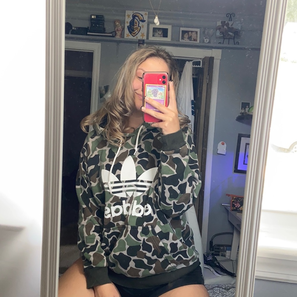 Adidas camo hoodie